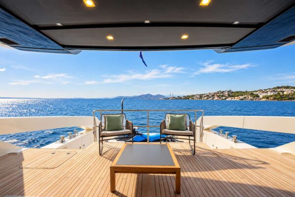 Sanlorenzo SX76 FOR SALE aft deck4